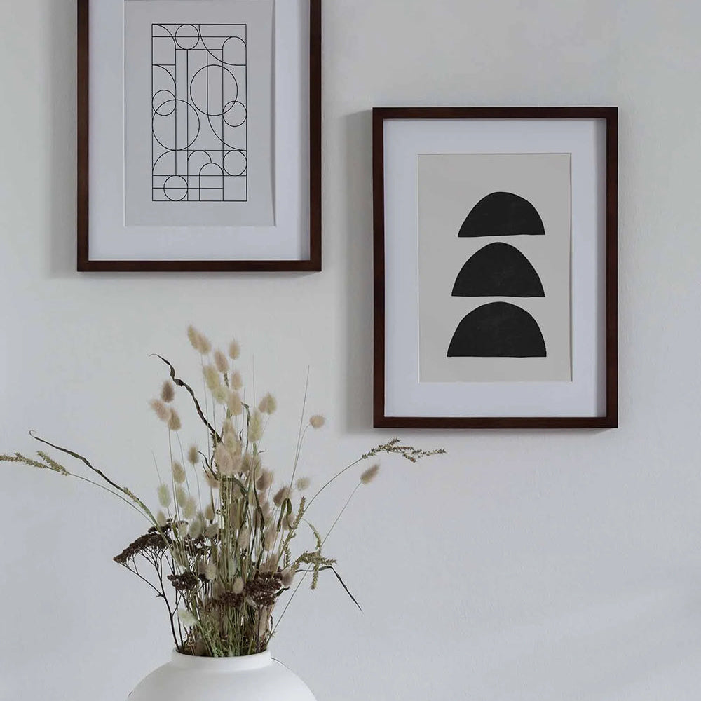 Black Picture Frame, A4, Set of 2