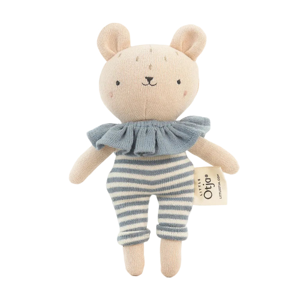 Bear Lorem Knitted Toy & Matching Custom Poster Set