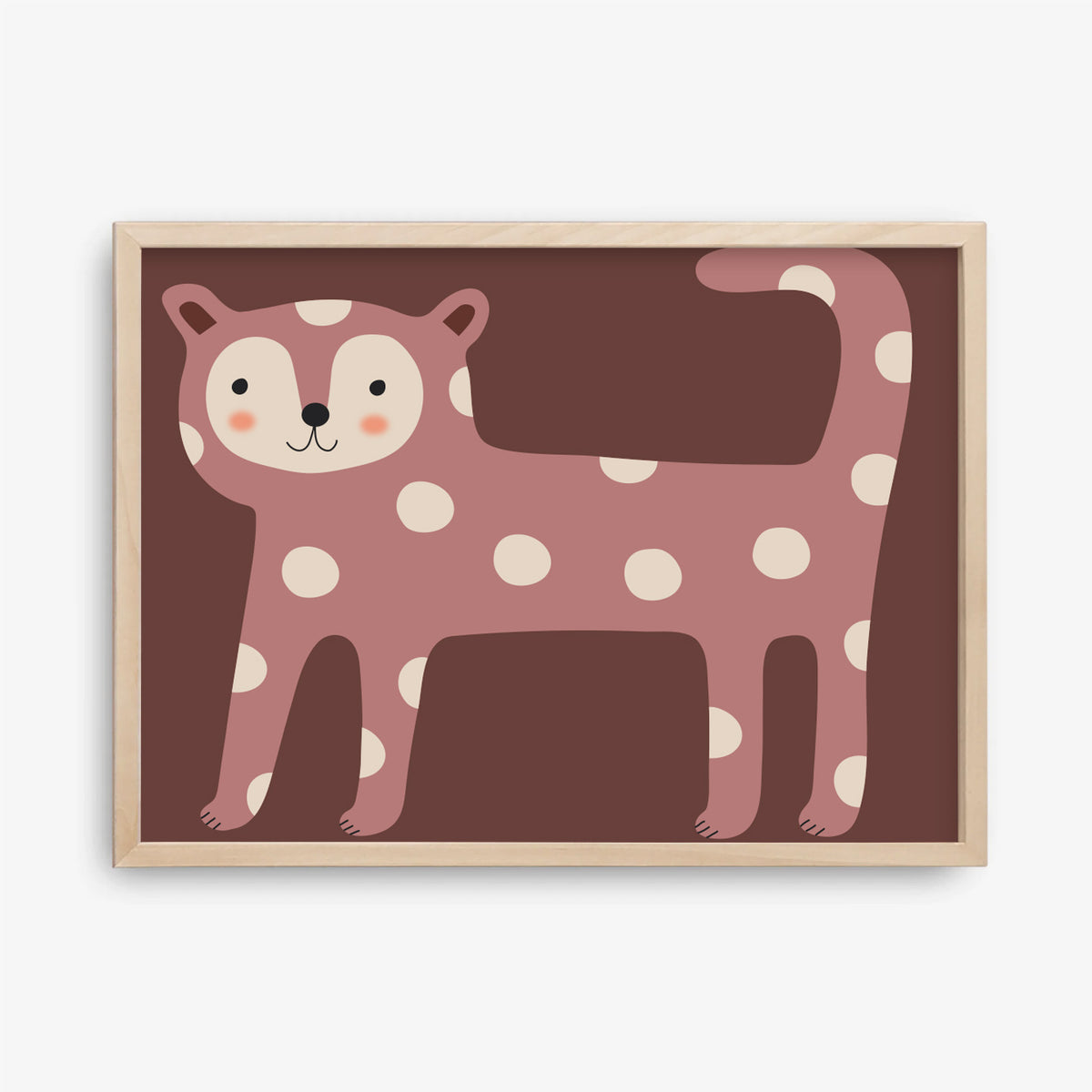 Cat in a Polka-Dot Costume Poster, Ginger