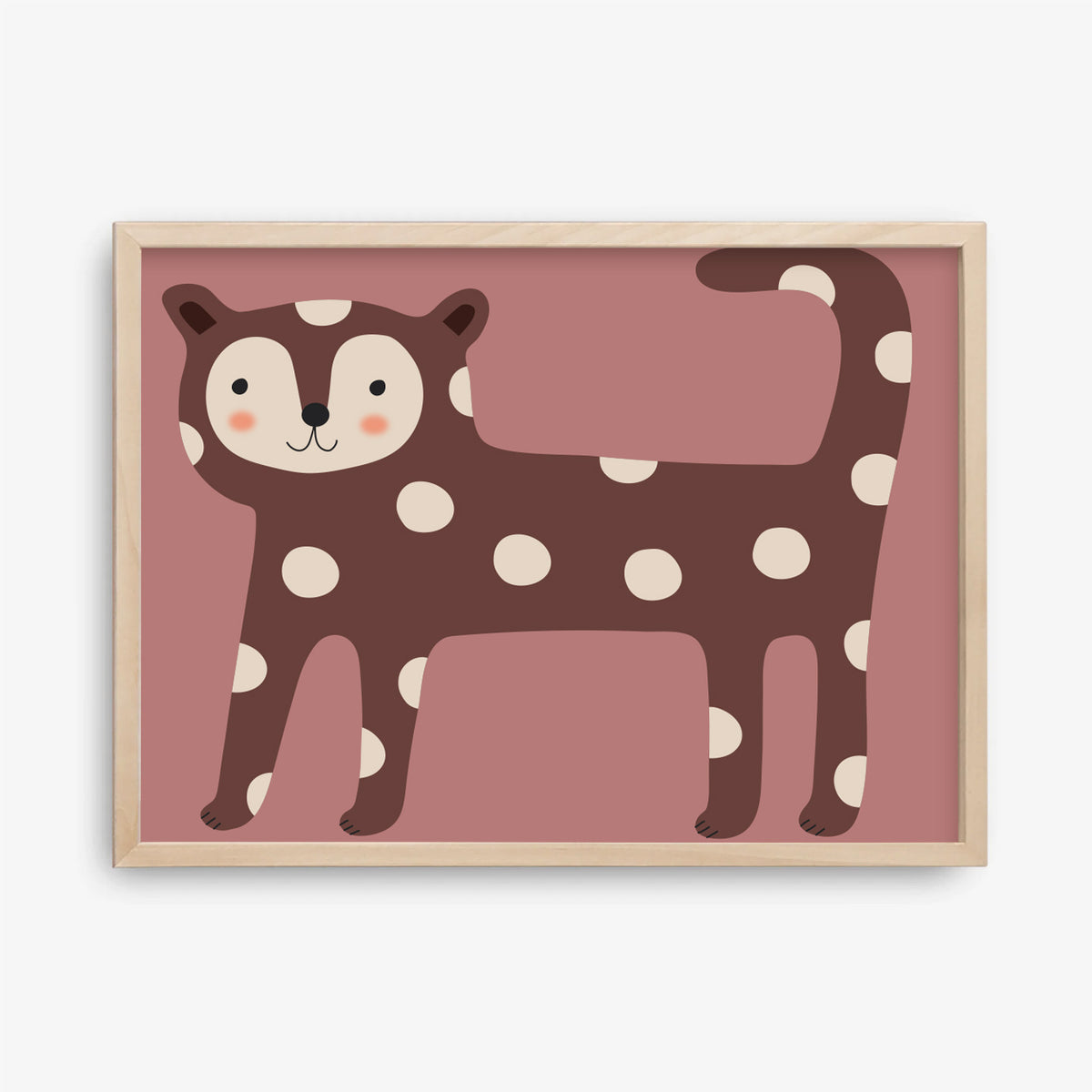 Cat in a Polka-Dot Costume Poster, Ginger