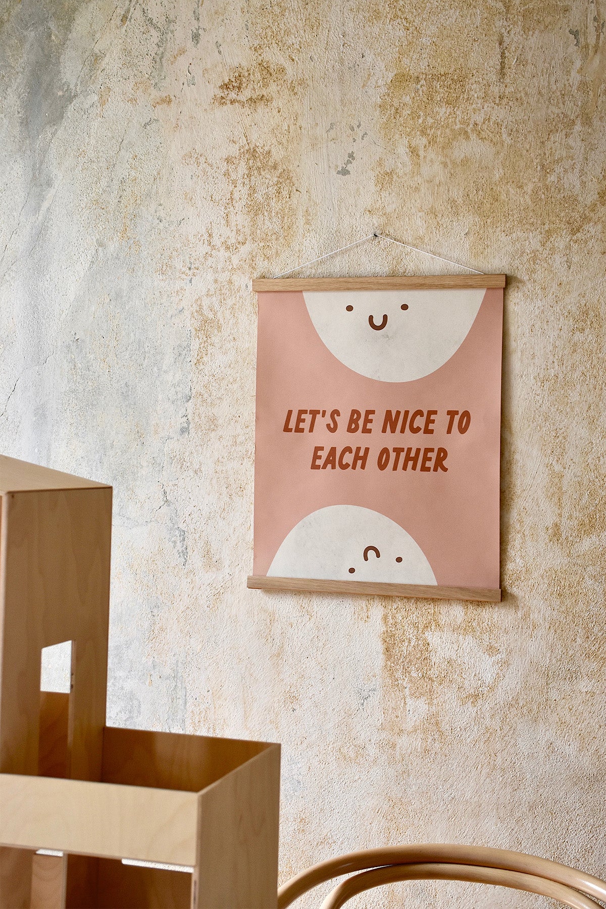 Let's be nice to each other Poster