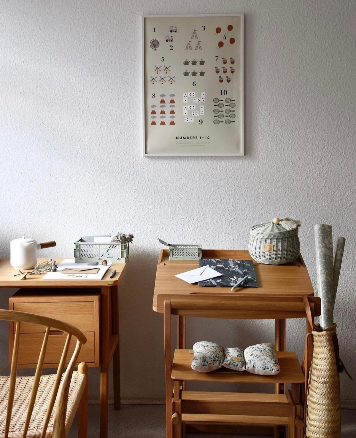 1-10 Zahlenposter, Laurel