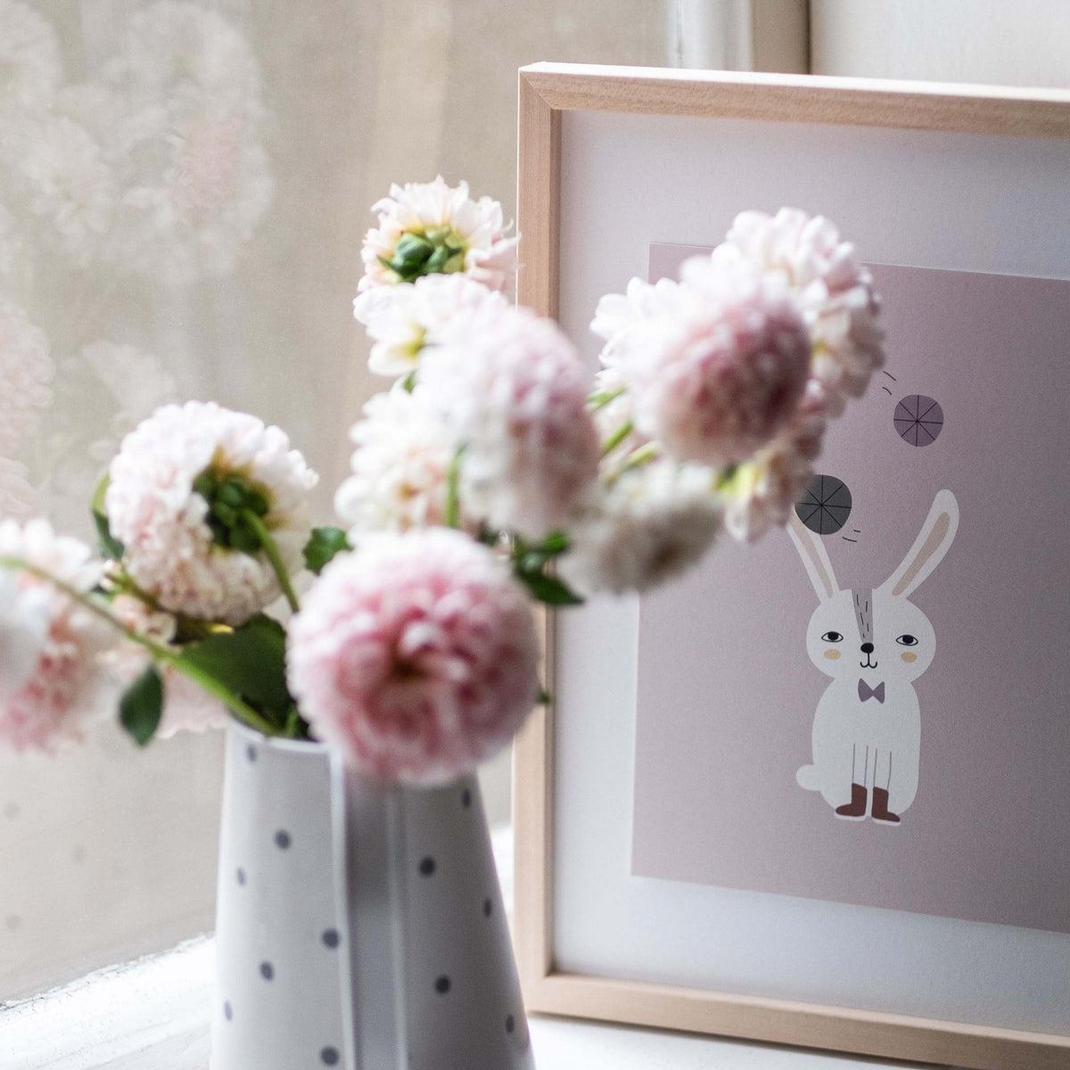 Juggle Bunny Art Print (4826204667975)