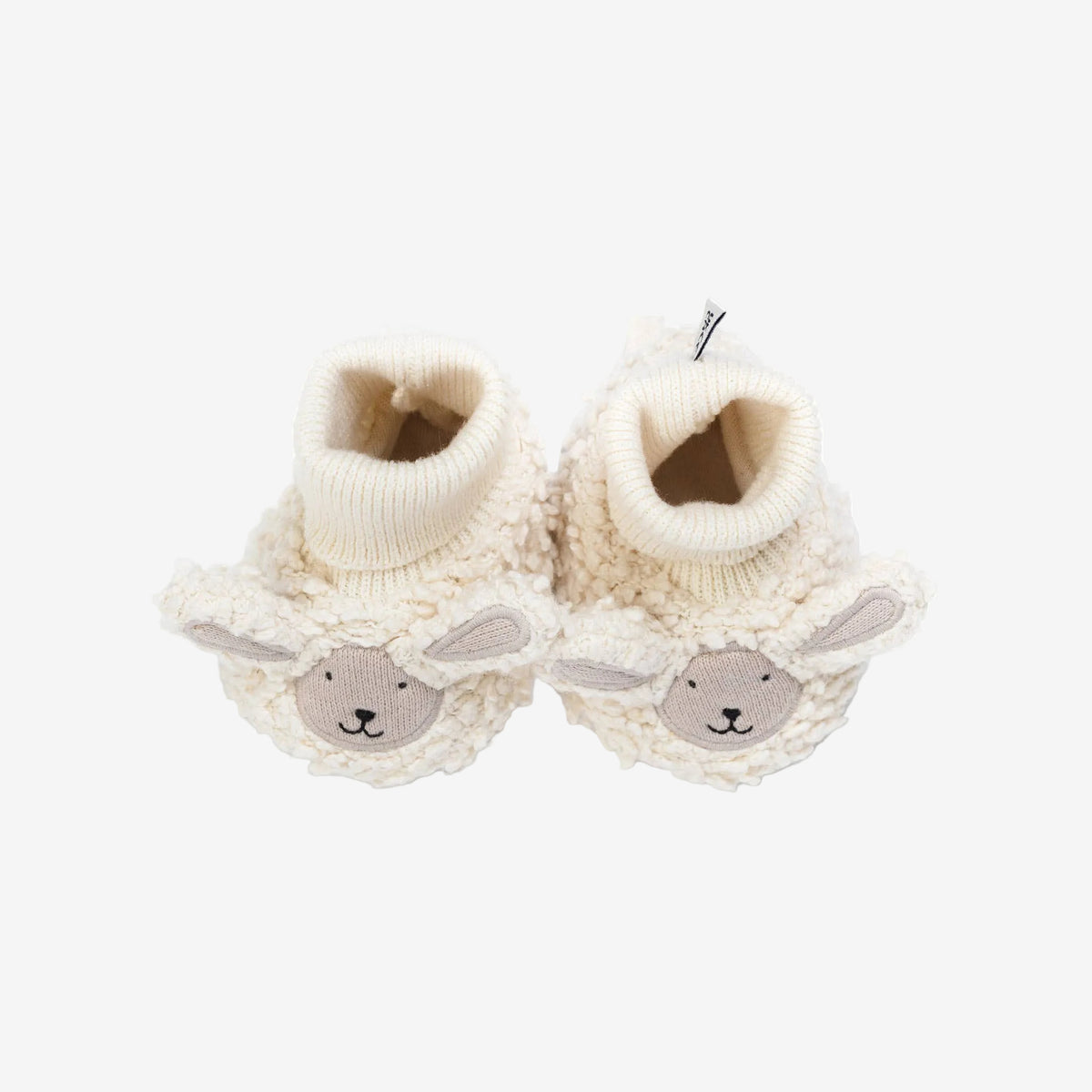 Katoenen gebreide babyslofjes - Schapen