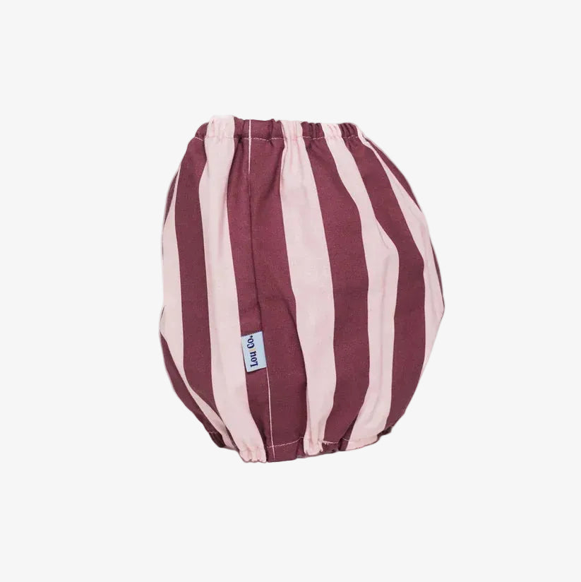 Dog Snood - Burgundy Stripes