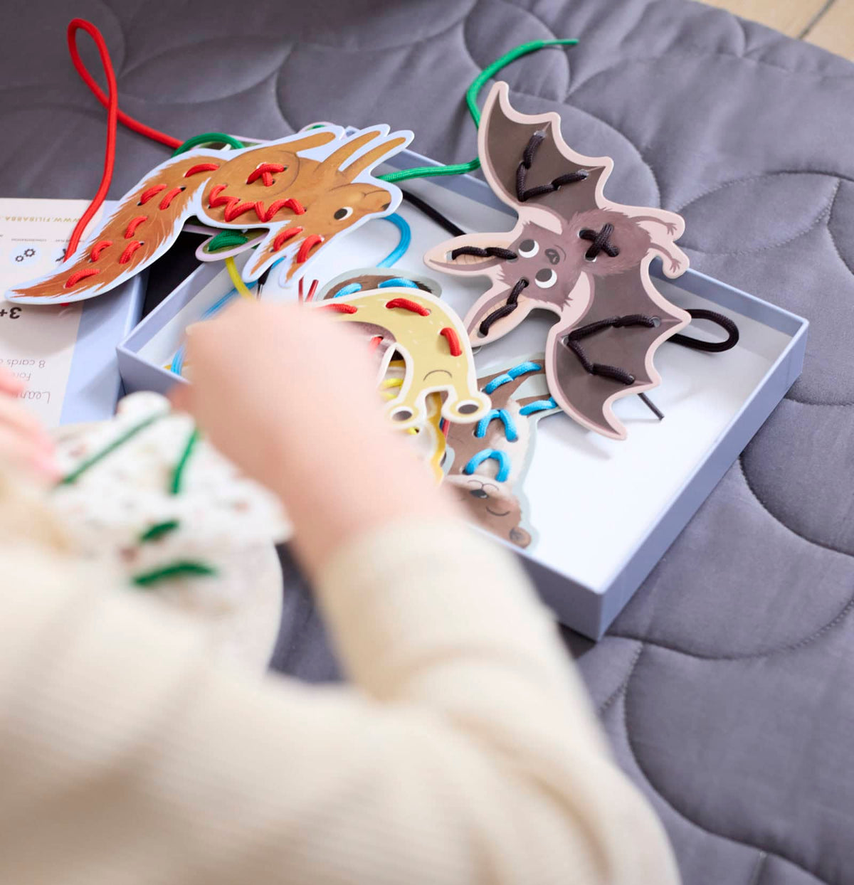 Learn to stitch set, Forest friends