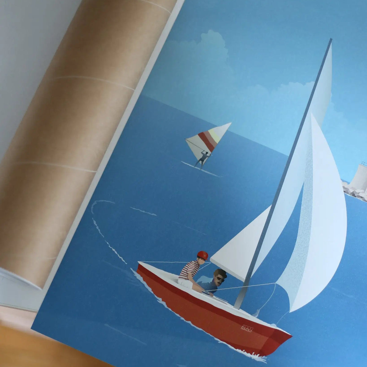 Piran Retro Travel Poster