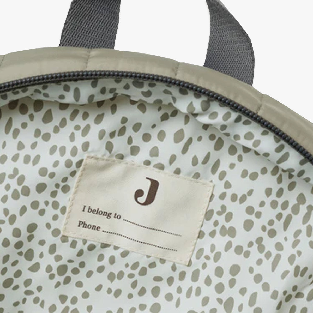 Gepolsterter Rucksack, Olivgrün
