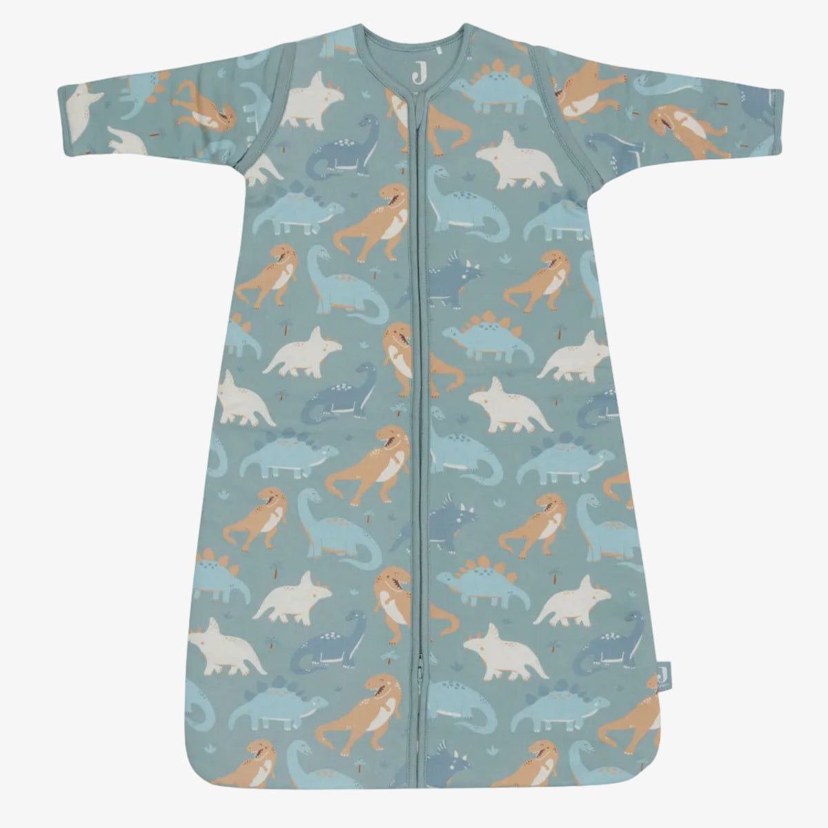 Children's sleep bag with animal pattern on a white background