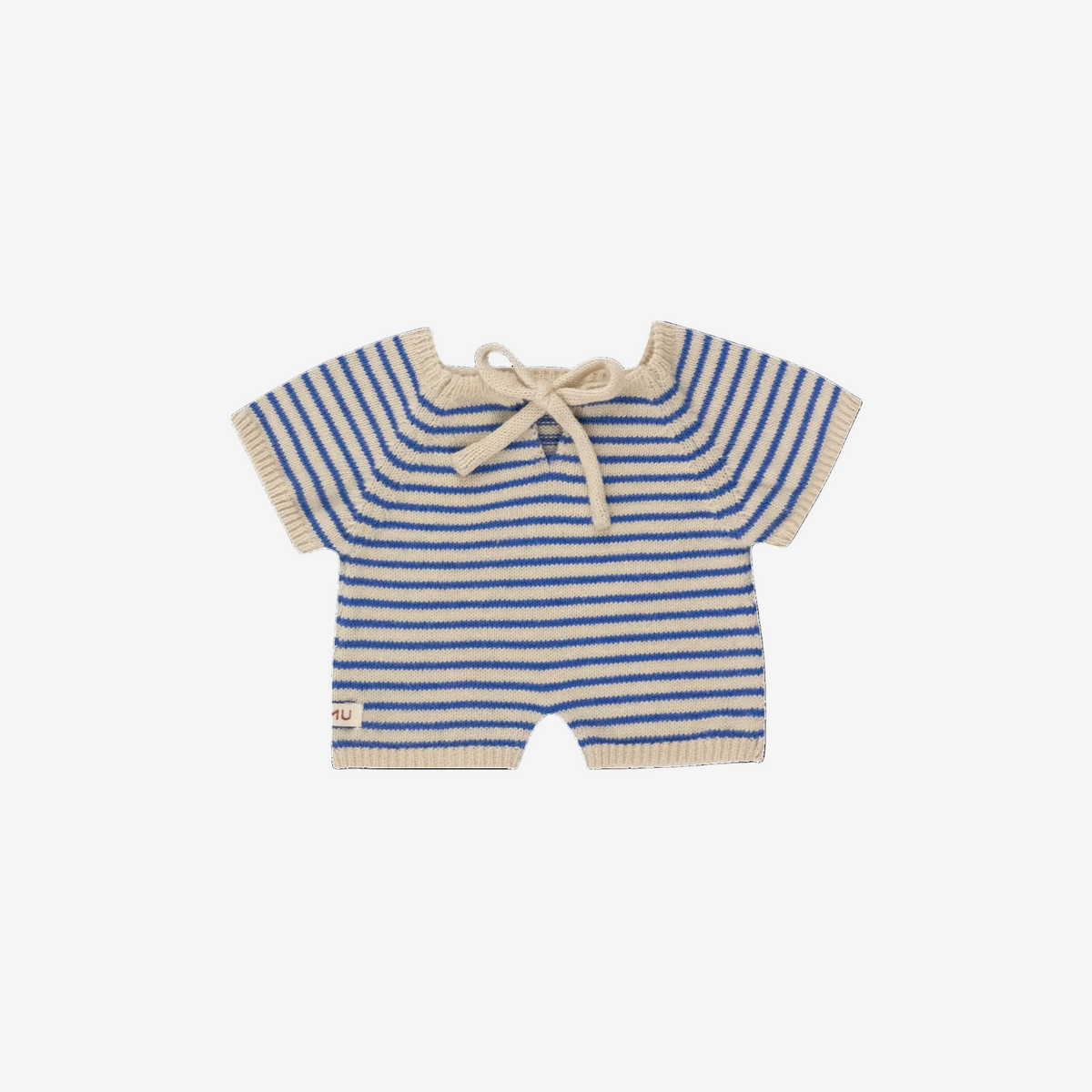 Natuurrubberen babypop - Franse streepjesset