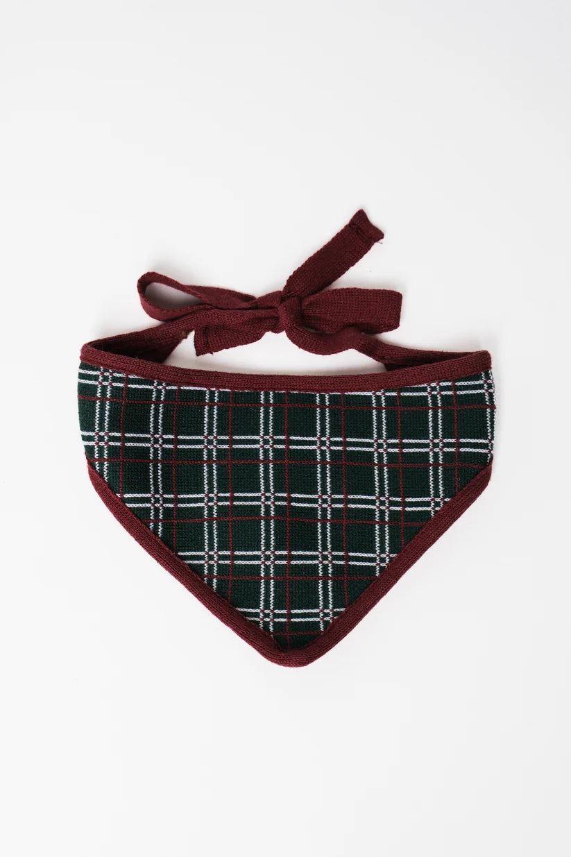Dog Bandana - Holiday Plaid