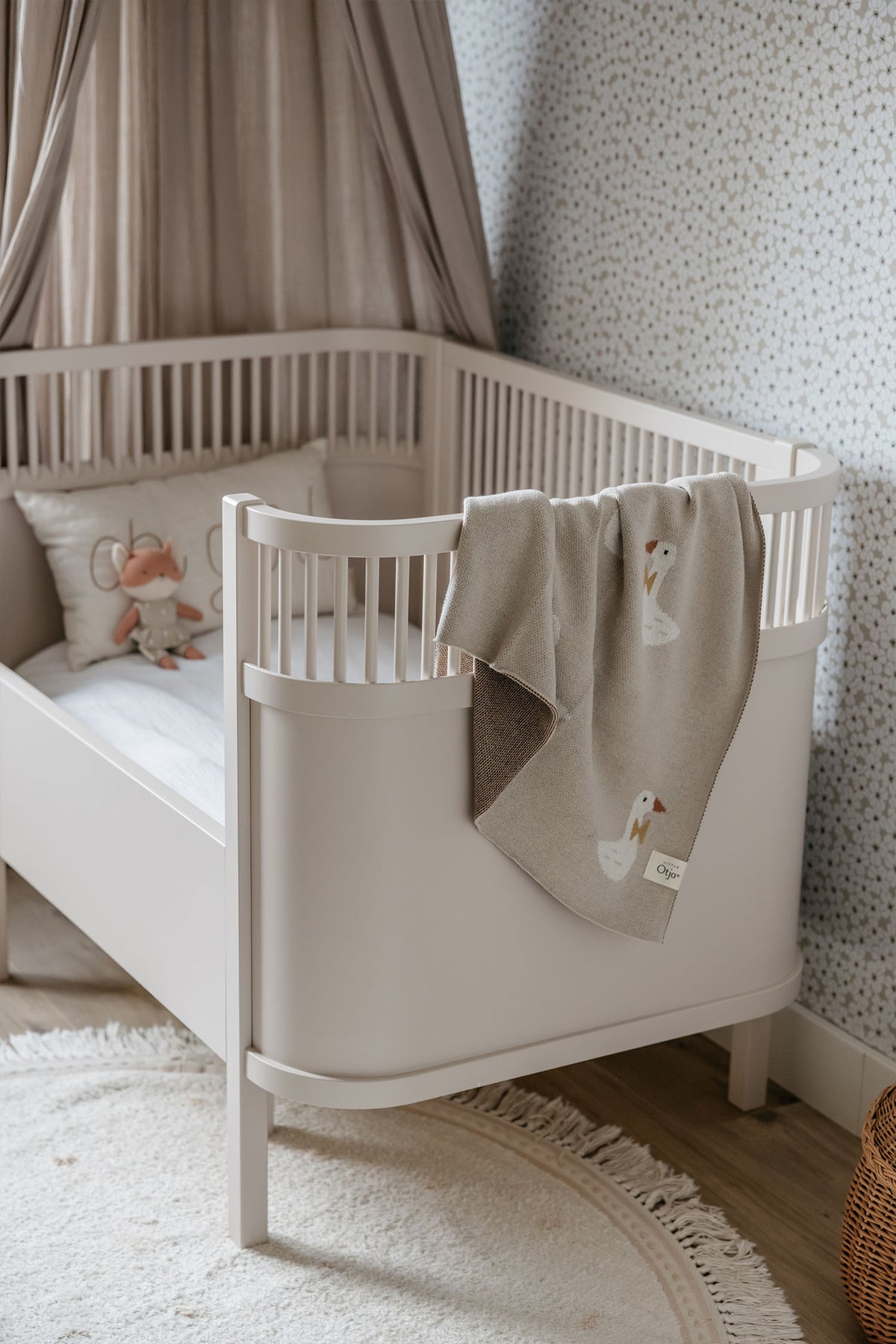 Mini-Decke Gans, Beige