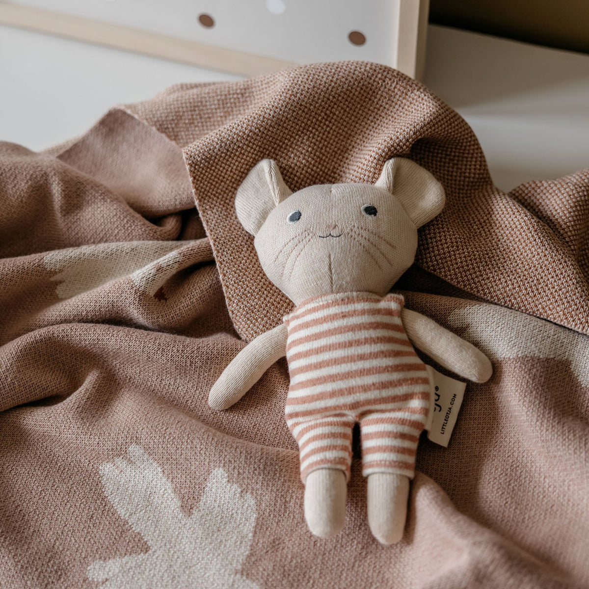 Knitted Toy, Mouse Bertina