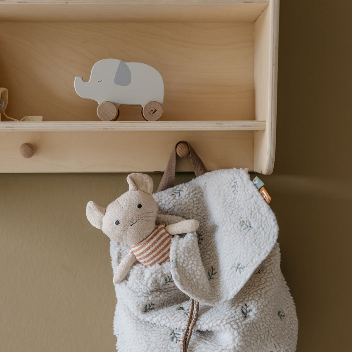 Wooden Elephant on Wheels, Jungle Jambo