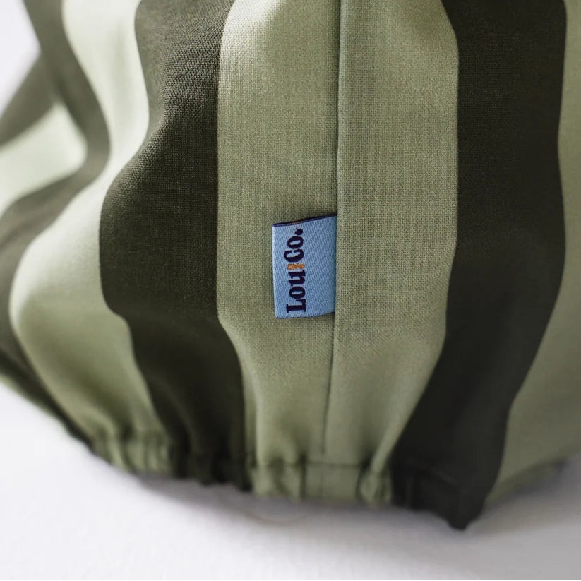 Dog Snood - Green Stripes