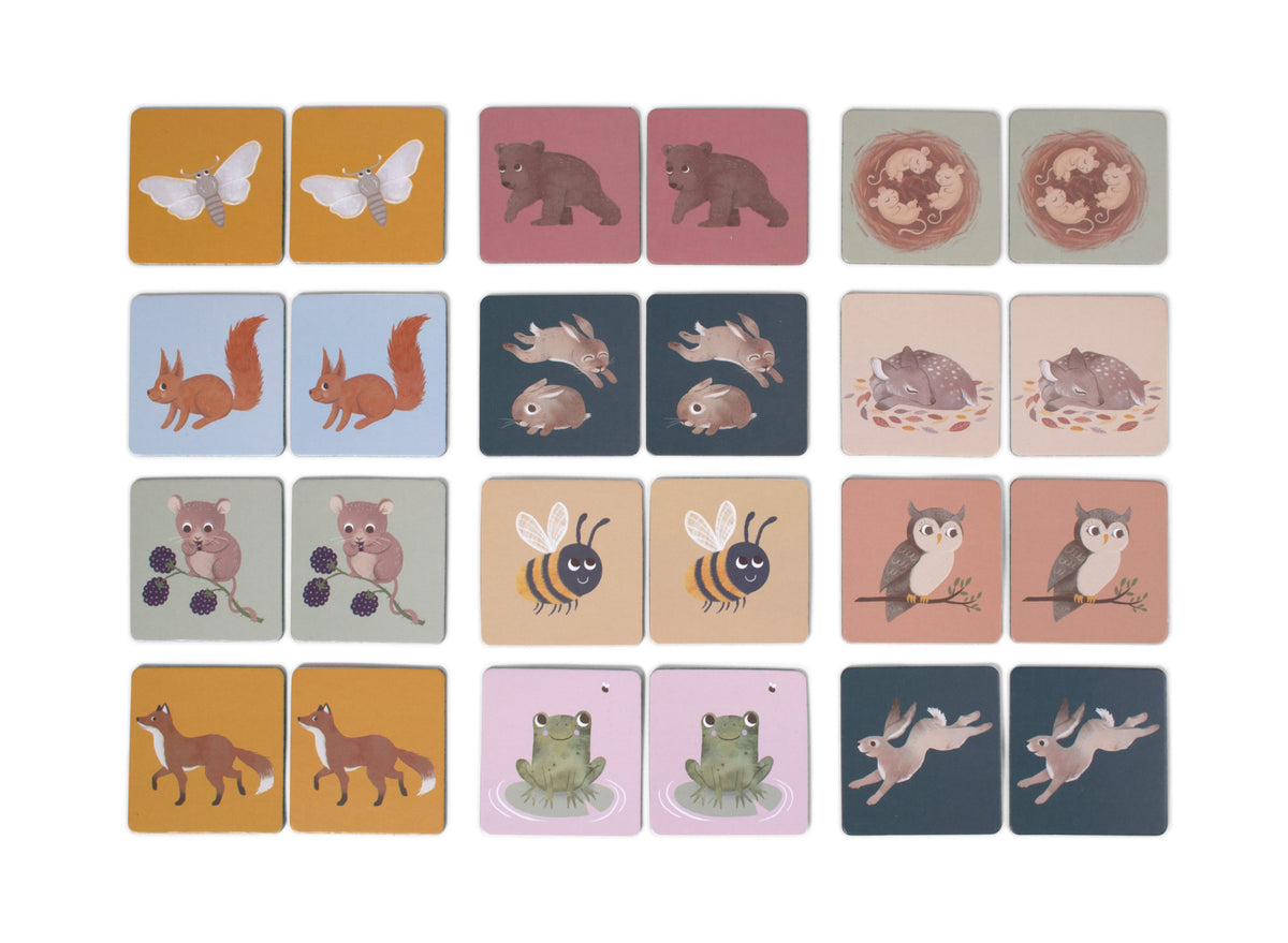 Memo-Spiel – Nordische Tiere