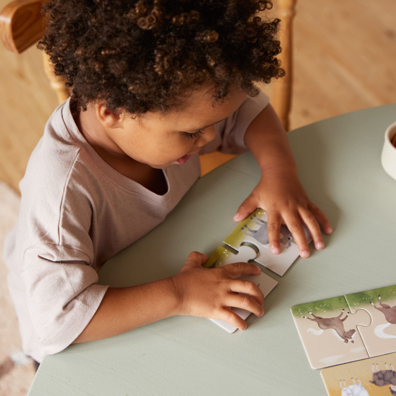 Eltern- und Baby-Puzzles – Bauernhoftiere