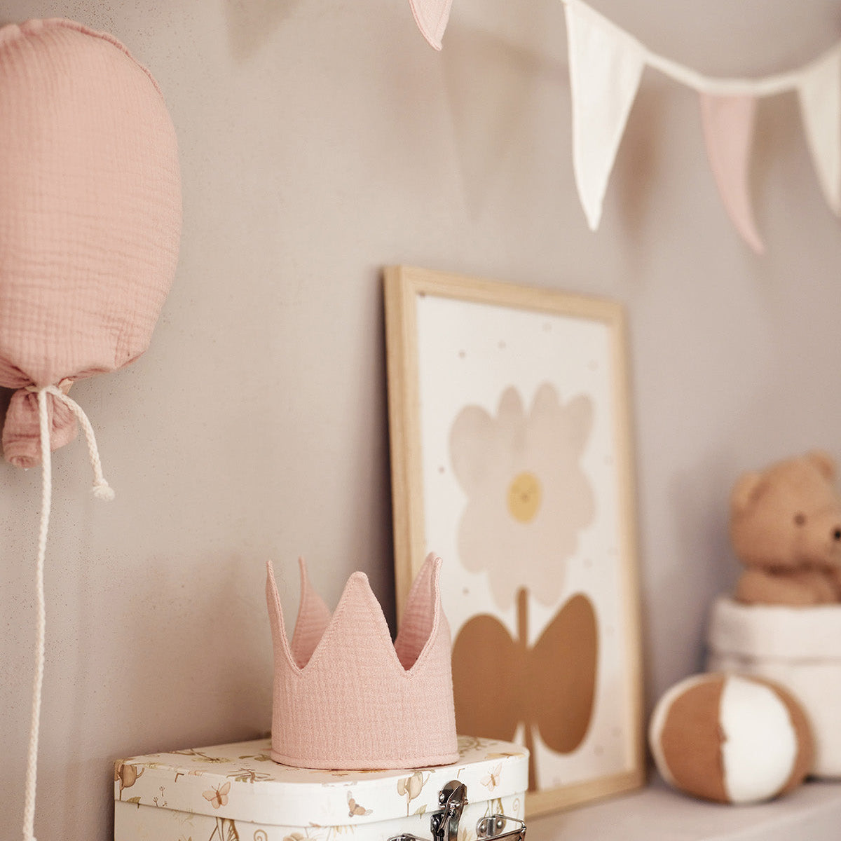 Verjaardagsballon, wilde roos