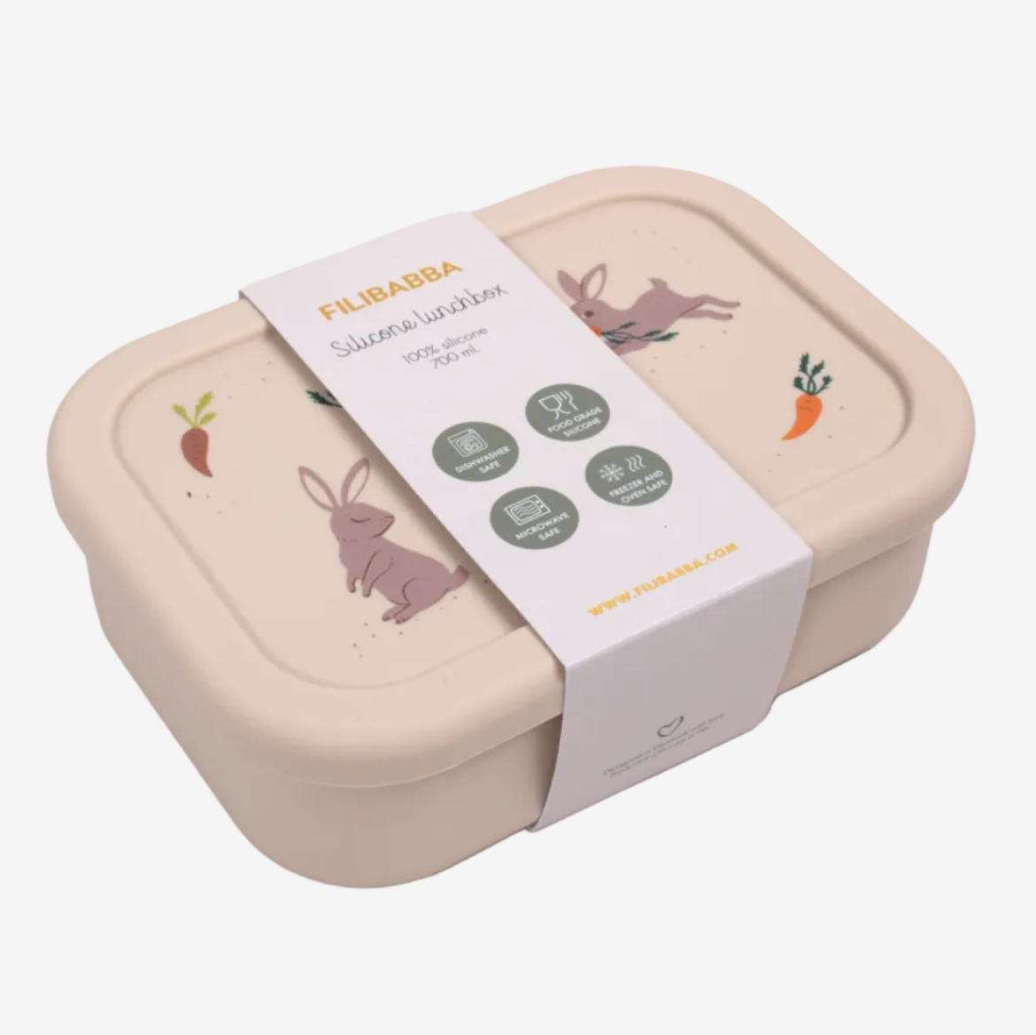 Silikon-Brotdose – Toasted Almond