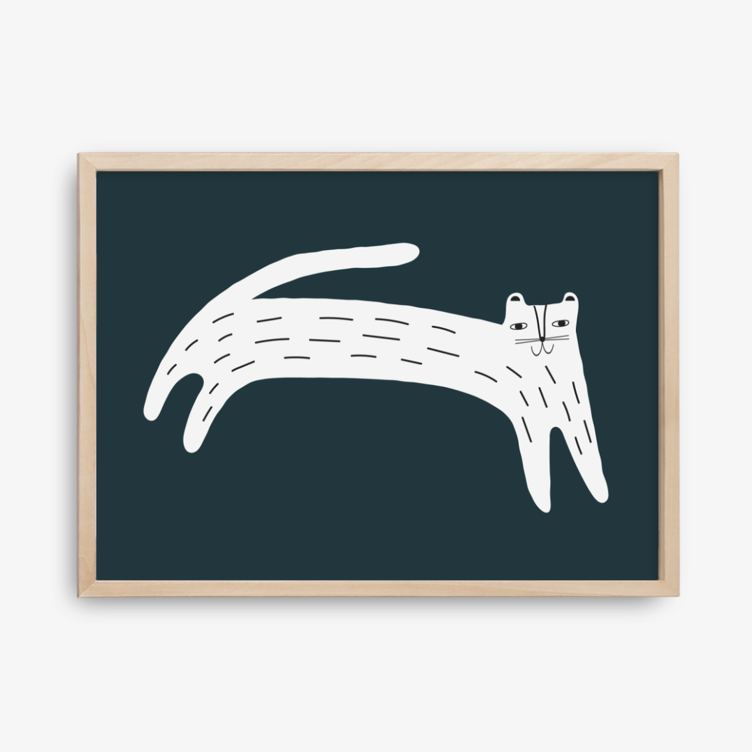 Katzenkunst-Poster