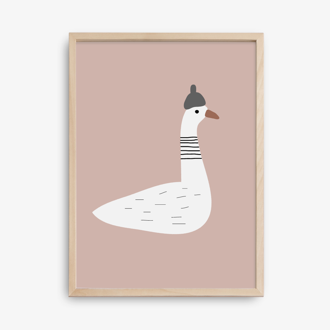 Gänseplakat