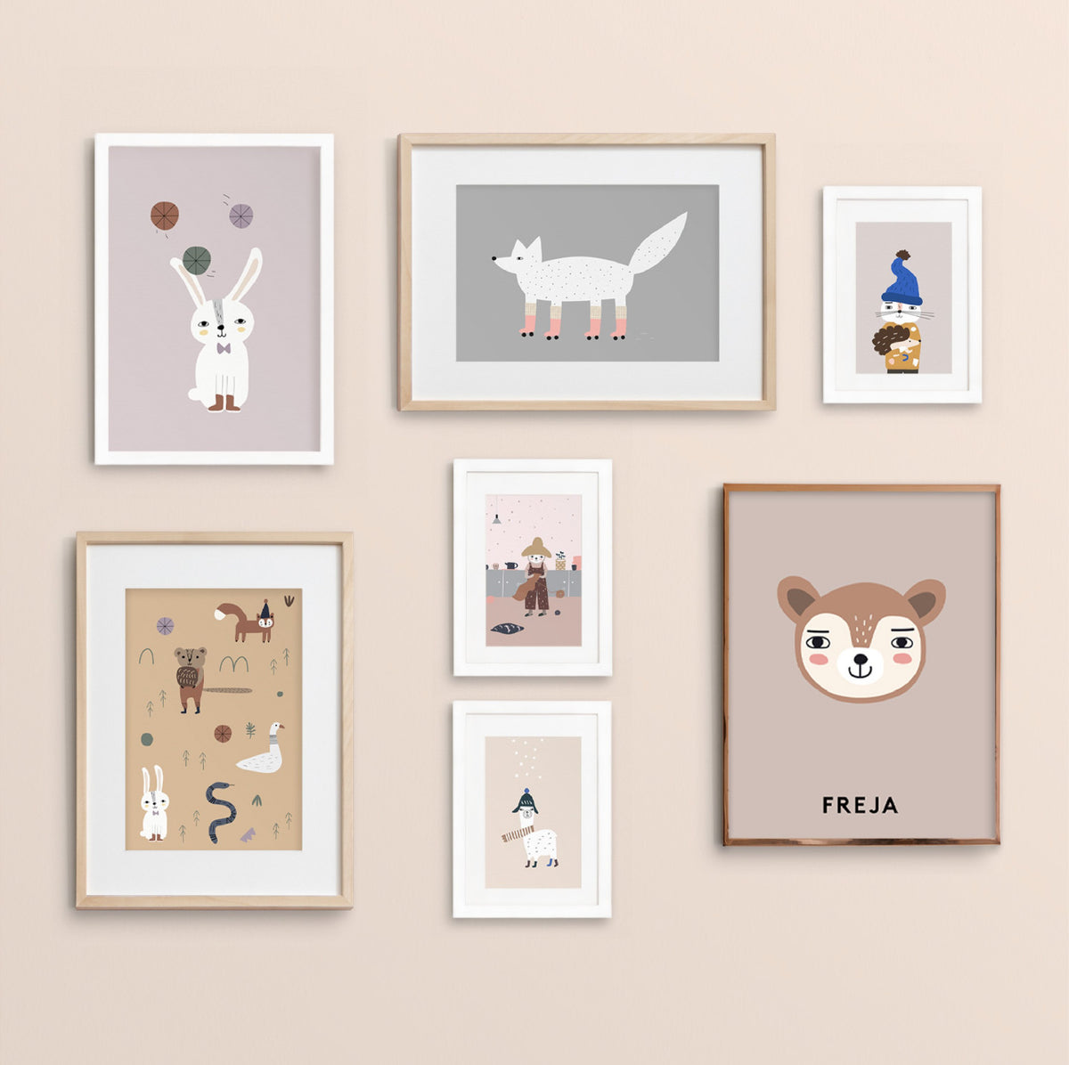 Let's Be Nice Art Print (1866164895786)