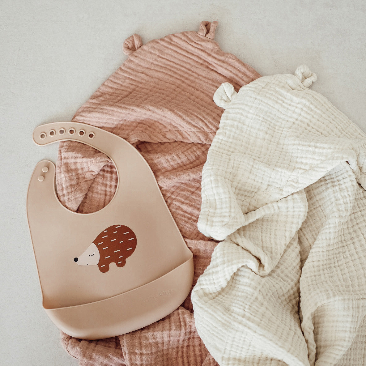 Hooded Baby Towel, Almond